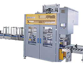 塑料桶自動裝箱機，機油防凍液20升大桶人工裝箱太累了！